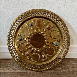 Elegant Gold Decorative Wall Plate